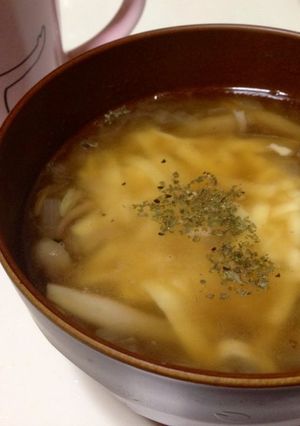 飴色たまねぎのオニグラ風スープ-レシピのメイン写真