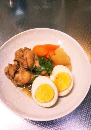 圧力鍋で簡単☆手羽元と卵のサッパリ煮-レシピのメイン写真