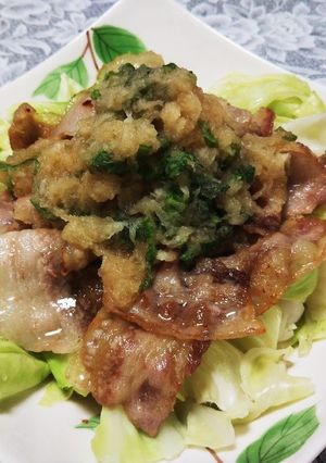簡単ヘルシー♪豚肉キャベツのおろしポン酢-レシピのメイン写真