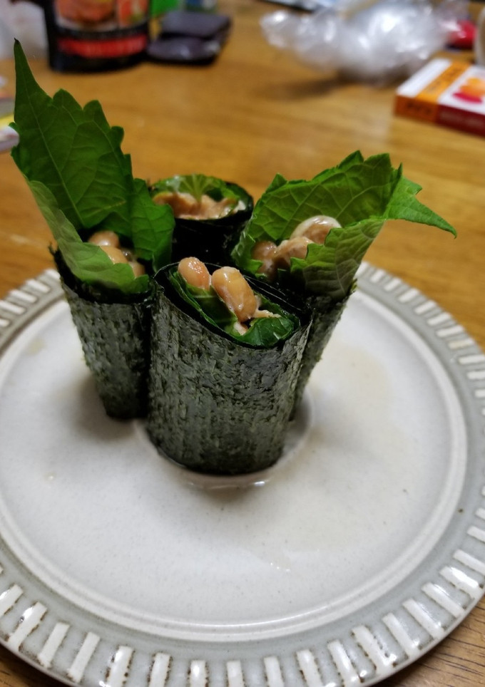 納豆ののり巻き-レシピのメイン写真