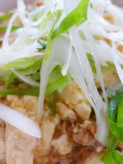 サッポロ一番 de 麻婆豆腐丼-レシピのメイン写真