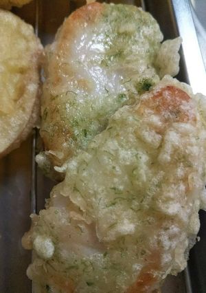 簡単時短。ささかまぼこで青のり天ぷら-レシピのメイン写真