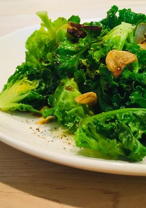 プチヴェールにんにくオリーブオイル&醤油-レシピのメイン写真
