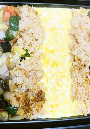 チーズタッカルビ風オムライス-レシピのメイン写真
