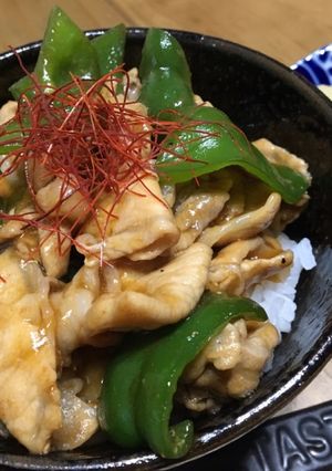「竹丼」生姜をきかせた豚あんかけ丼-レシピのメイン写真