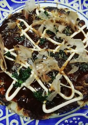 旬の白菜でお好み焼き-レシピのメイン写真