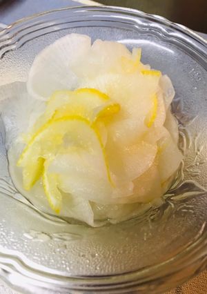 大根とレモンの甘酢づけ-レシピのメイン写真