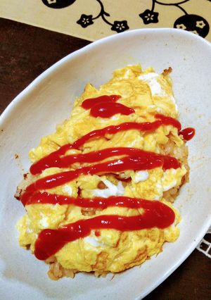 炊き込みご飯で時短♪オムライス-レシピのメイン写真