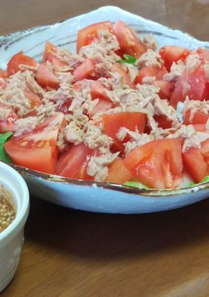シーチキンの棒棒鶏風サラダ-レシピのメイン写真