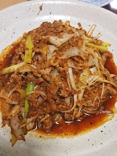 ひき肉とえのきの甜麺醤炒め♡-レシピのメイン写真