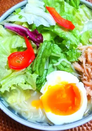 鶏白湯塩そば-レシピのメイン写真