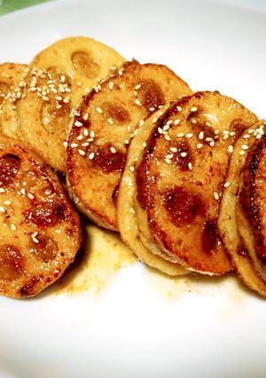 剥がれない◎蓮根はさみ焼き◎-レシピのメイン写真