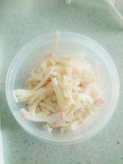 常備菜!大根とかまぼこのマヨおかかサラダ-レシピのメイン写真