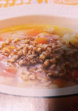 モチ麦と根菜のスープ生姜風味-レシピのメイン写真