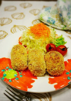 かぼちゃの焼きコロッケ-レシピのメイン写真