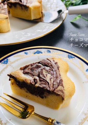 クリームチーズのチョコマーブルマフィン-レシピのメイン写真