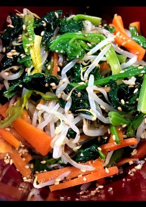 簡単無限に食べちゃうほうれん草ナムル-レシピのメイン写真