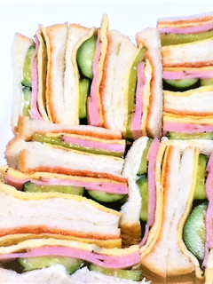 サンドイッチ 胡瓜×ハム×薄焼き玉子-レシピのメイン写真