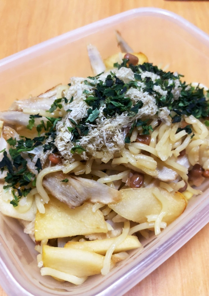 りんごとごぼうの塩焼きそば-レシピのメイン写真