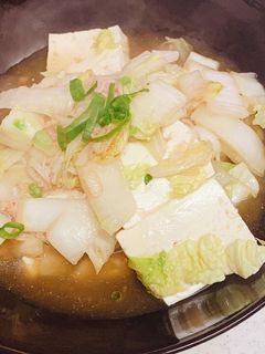 豆腐と白菜のうま煮-レシピのメイン写真