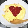 野菜もしっかり、オムライス♪