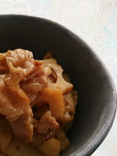 蓮根金平にはお肉が合うらしい♪-レシピのメイン写真