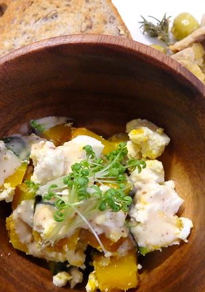 南瓜と豆腐のまぜサラダ-レシピのメイン写真