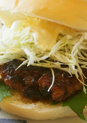 大葉たっぷりハンバーガー♪大葉香る♪-レシピのメイン写真
