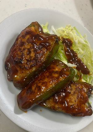 ピーマンの肉詰め-レシピのメイン写真