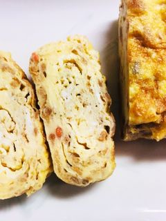 ☆簡単☆鶏そぼろを入れた卵焼き-レシピのメイン写真