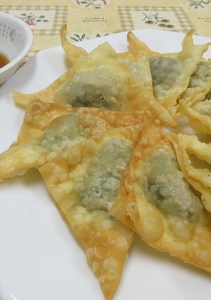 さつまいもの揚げワンタン-レシピのメイン写真