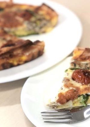 食パンでつくるサバ缶キッシュ-レシピのメイン写真