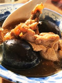 圧力鍋で簡単!ピータンと鶏肉のサッパリ煮-レシピのメイン写真