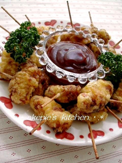 **豚肉のくるくる巻き揚げ**-レシピのメイン写真