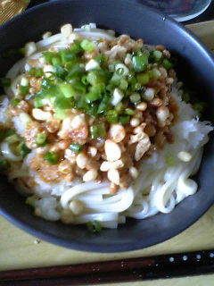 さっぱり!冷し納豆うどん-レシピのメイン写真