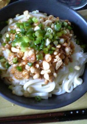 さっぱり！冷し納豆うどん-レシピのメイン写真