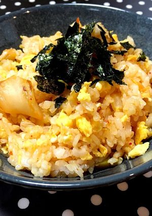 ずぼらnaキムチたくあん炒飯-レシピのメイン写真