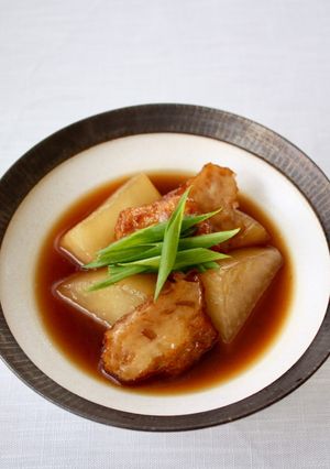 簡単♪【大根とさつま揚げのオイスター煮】-レシピのメイン写真