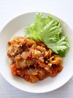 簡単メーン料理【ポークのトマトカレー煮】-レシピのメイン写真