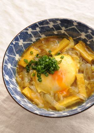 こんにゃく麺でダイエットカレーうどん!-レシピのメイン写真