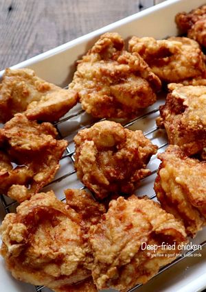 白だしで作る！鶏もも肉の唐揚げ-レシピのメイン写真