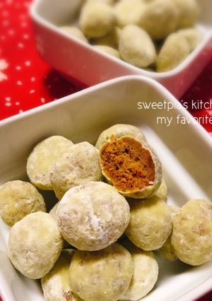 簡単◎ほっこり~ほうじ茶スノーボール-レシピのメイン写真