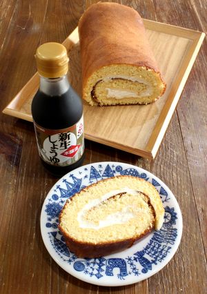 しょうゆロールケーキ-レシピのメイン写真