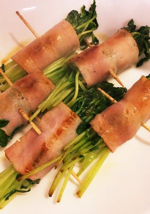 ★簡単★豆苗のベーコン巻き-レシピのメイン写真