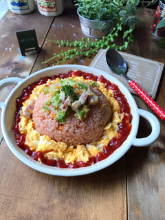 混ぜて完成!変わりオムライス♡-レシピのメイン写真
