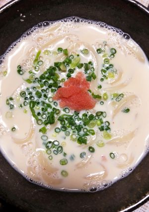 豆乳明太うどん-レシピのメイン写真
