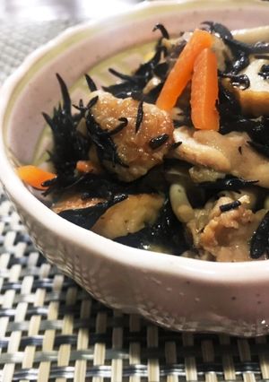高たんぱく質で低糖質！ひじきと鶏の煮物-レシピのメイン写真