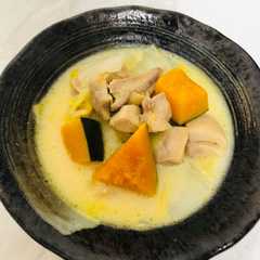 รูปของ 白菜とかぼちゃの簡単ミルク煮