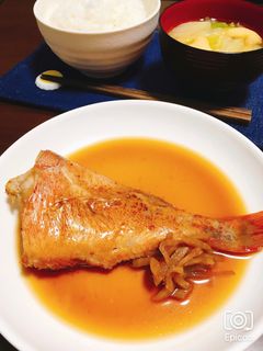 フライパンで簡単!赤魚の煮付け-レシピのメイン写真