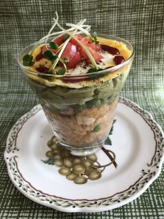 オムライスサラダパフェ-レシピのメイン写真